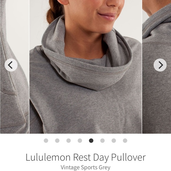 Lululemon Run Rest Day Pullover Sweater Jacket Gray size 2 - Picture 10 of 11